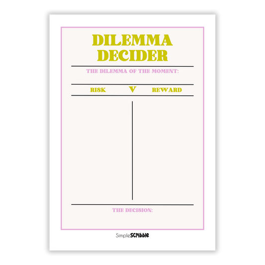 Dilemma Decider Tear-Off Pad